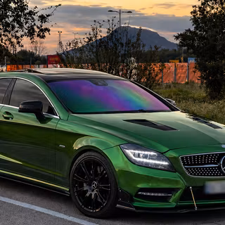 Mercedes CLS AMG Sunset Environment Settings - WALLPAPER HD ENHANCED