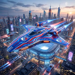 New York Rangers Spaceship