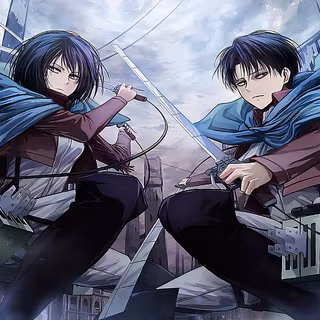 Mikasa and Levi