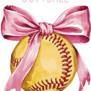 Cute softball