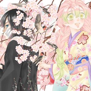 mitsun Kanroji  the love hashira from demon Slayer  