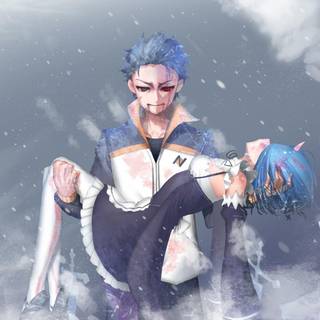 Subaru and Rem wallpaper or dsktop