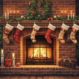 Christmas,cut,fire,place,