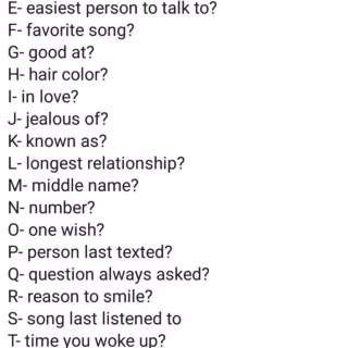 Ask me ANY of these questions don't be shy, NO absolute hate comments
