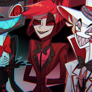Lucifer x Alastor x Vox