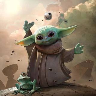 Baby Yoda wallpaper  So cute