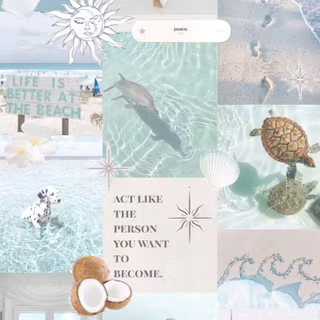 cute summer collage