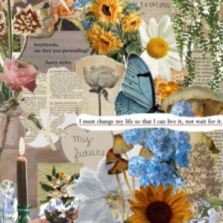 Vintage Flower Collage<3
