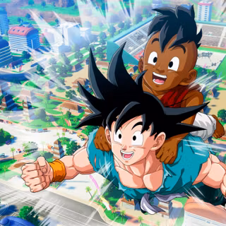 Goku and uub from dbz wallpaper  or Desktop