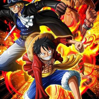 Ace Sabo Luffy wallpaper/Desktop iphone Pc  ps5 ps4