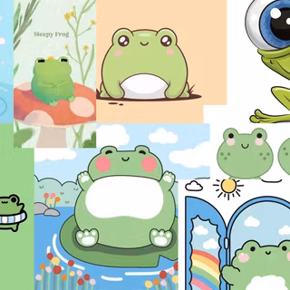 Frog Collage