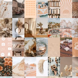 cute neutral collage 