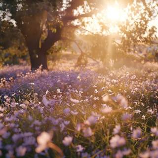 Purple Flower Bliss