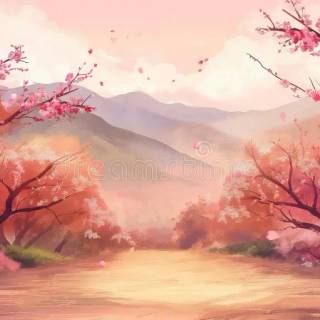 Cherry blossum walk