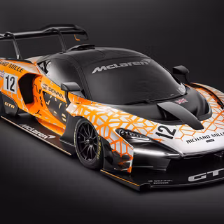 Orange McLaren Senna GTR