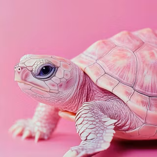 Pink turtle