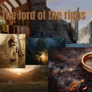 The Lord of the rings collage 