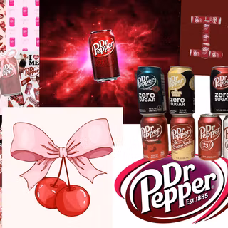 Dr.pepper cute collage