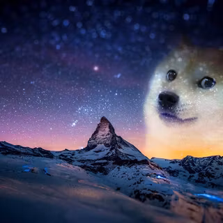Dodge in da night sky