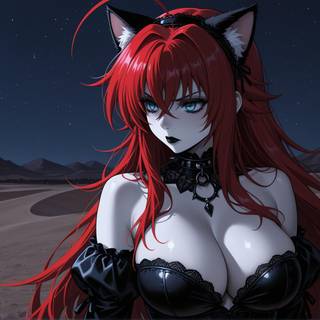 Rias Gremory | Highschool dxd | neko | Goth Girl | follow the link in bio for full pack