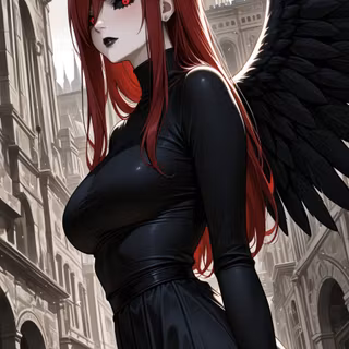 Ezra Scarlet | Fairy Tail | Goth Angel | Phone Wallpaper | Ful HDl pack link in bio