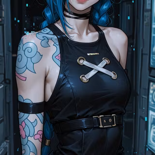 Jinx | Arcane | Phone Wallpaper | Full HD pack link in bio