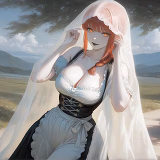 Makima | Chainsaw Man | Dirndl Goth | Desktop Wallpaper | Full Hd pack link in bio