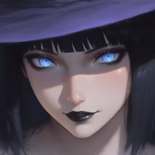Hinata | Naruto | Goth Witch | Portrait | Desktop Wallpaper | Full Pack link in bio