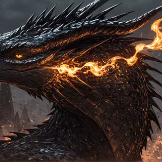Black Dragon | Desktop Wallpaper | Full Pack Link in bio