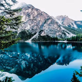 snowy mountains 