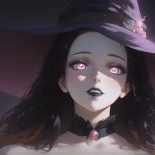 Nezuko | Demon Slayer | Goth Witch | Desktop Wallpaper | Full pack link in bio