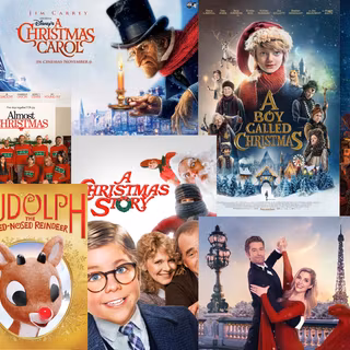 Christmas collage