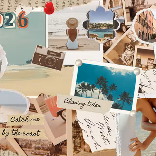 cute nuetral collage