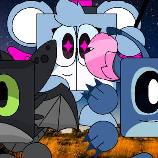 evelyn studios the koala: outback galaxy wallpaper