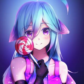 Purple Girl  Anime Girl 4k wallpapers