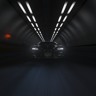 Bugati Chiron With dark aura