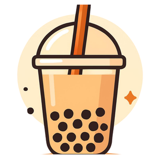 brown bubble tea 