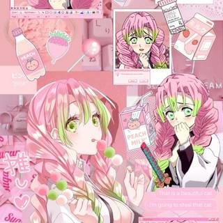 mitsun Kanroji  the love hashira from demon Slayer  wallpaper