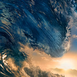 Ocean waves pretty cool
