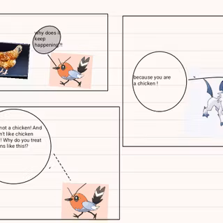 Funny Absol and fletchling 