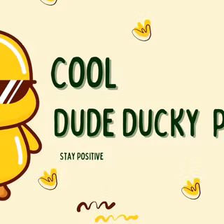Cool dude ducky pants