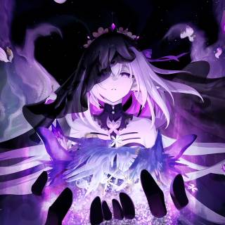Purple Girl  Anime Girl 4k wallpapers