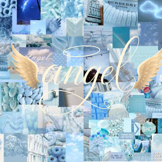 Light blue background