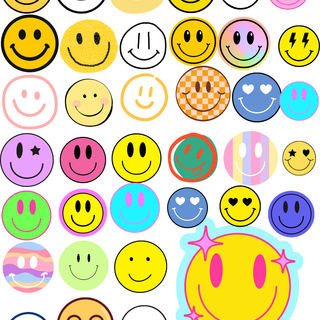 smiley faces in the words of my two year old brother