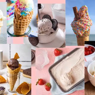 ICE CREAM Collage
