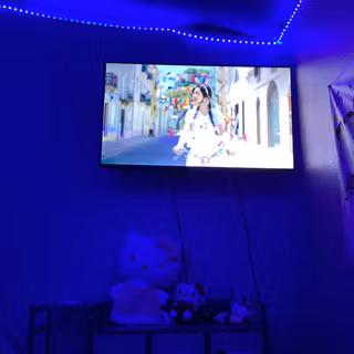 Staying up listening to music!