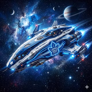 Toronto Maple Leafs Spaceship