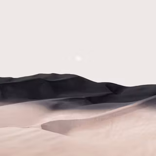 Sand Dunes Moon