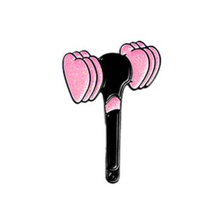 cartoon black pink light stick