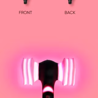 black pink light stick